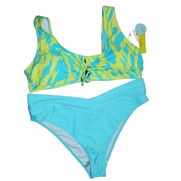 Cupshe Other - NWT Cupshe Tabria Majors Bikini Set - 3X